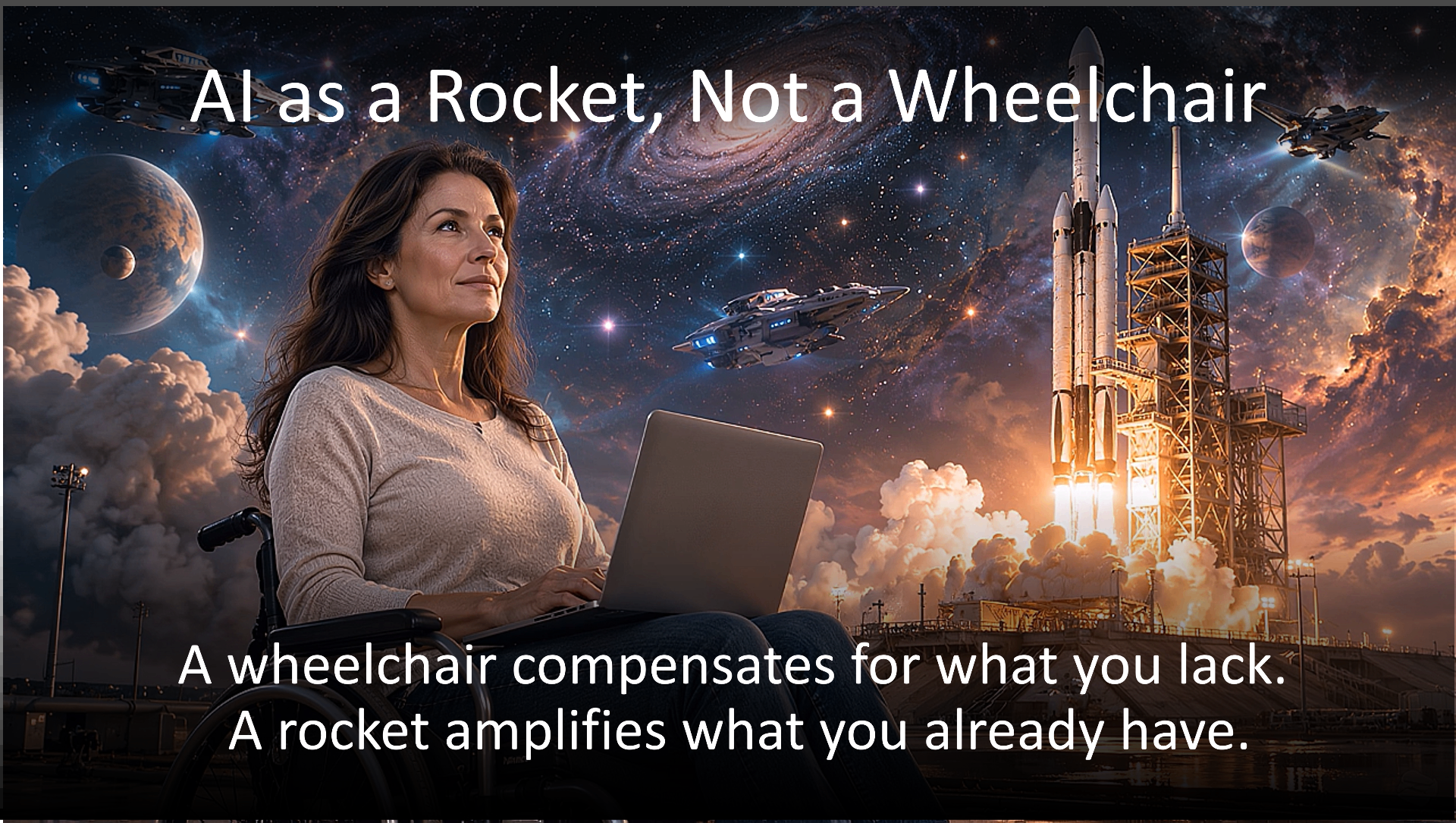 AI as a Rocket, Not a Wheelchair — session promo